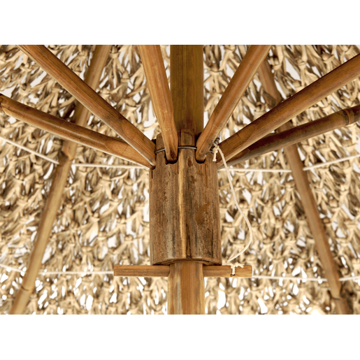 Mesa bistrô MOLISE 85 cm 85 cm Madeira de bambu Castanho claro