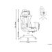 Beliani Silla de juego GAMER Beliani Silla de juego GAMER Blanco