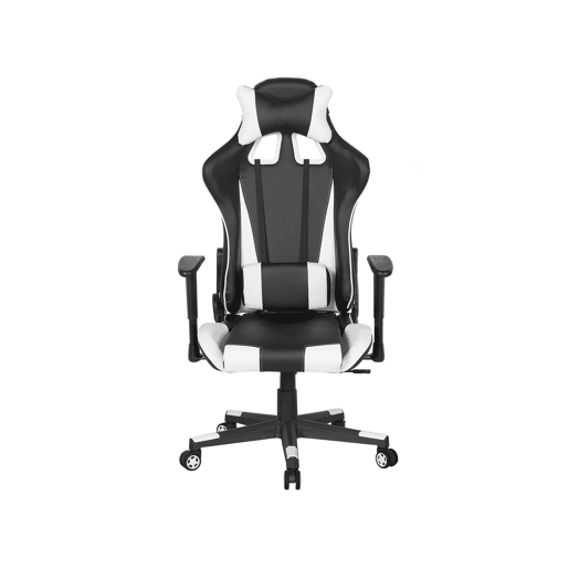 Cadeira de escritório GAMER Pele sintética Branco