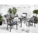 Beliani Conjunto de comedor PRATO Beliani Conjunto de comedor PRATO Gris