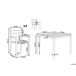 Beliani Conjunto de comedor PRATO Beliani Conjunto de comedor PRATO Gris