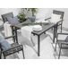 Beliani Conjunto de comedor PRATO Beliani Conjunto de comedor PRATO Gris