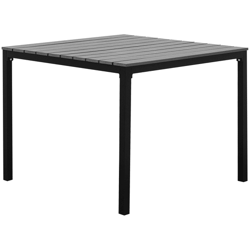 Conjunto de refeições de jardim 4 lugares PRATO Cinzento