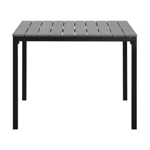 Conjunto de refeições de jardim 4 lugares PRATO Cinzento