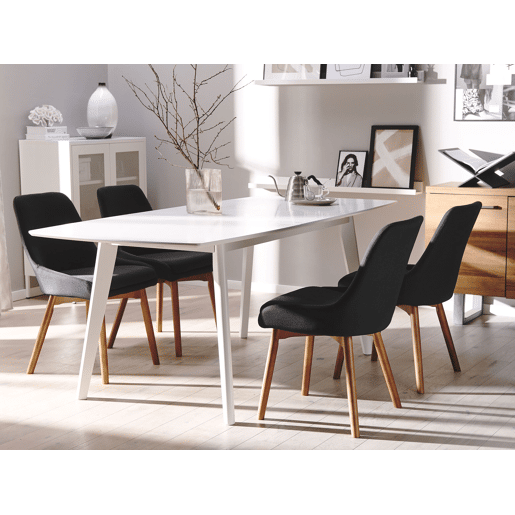 Conjunto de 2 cadeiras de jantar MELFORT Preto