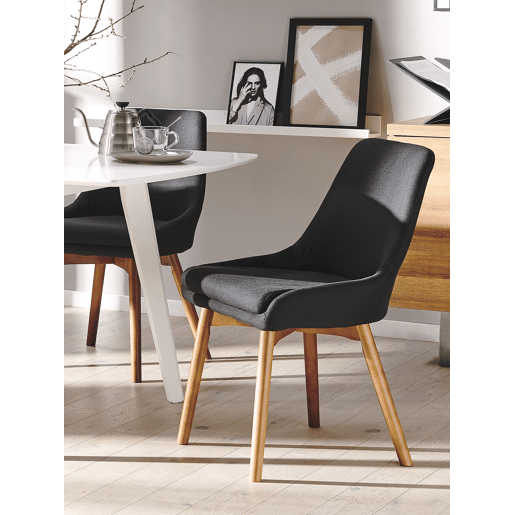 Conjunto de 2 cadeiras de jantar MELFORT Preto