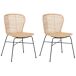 Beliani Silla de comedor ELFROS Beliani Silla de comedor ELFROS Natural