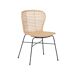 Beliani Silla de comedor ELFROS Beliani Silla de comedor ELFROS Natural