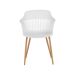 Beliani Silla de comedor BERECA Beliani Silla de comedor BERECA Blanco