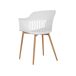 Beliani Silla de comedor BERECA Beliani Silla de comedor BERECA Blanco