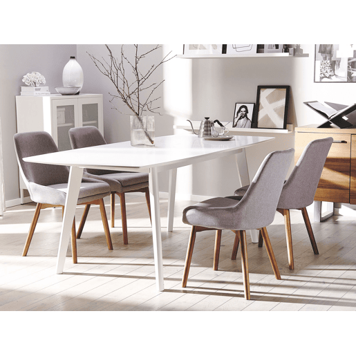 Conjunto de 2 cadeiras de jantar MELFORT Taupe