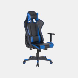 Cadeira de escritório GAMER Pele sintética Azul escuro
