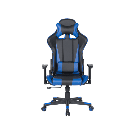 Cadeira de escritório GAMER Pele sintética Azul escuro