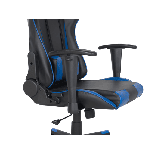 Cadeira de escritório GAMER Pele sintética Azul escuro