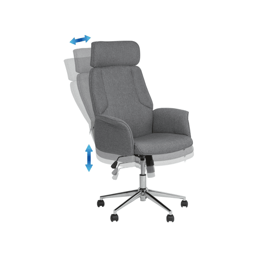 Cadeira de escritório PILOT Cinzento Cadeira de escritório PILOT Cinzento