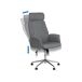 Beliani Silla de oficina PILOT Beliani Silla de oficina PILOT Gris