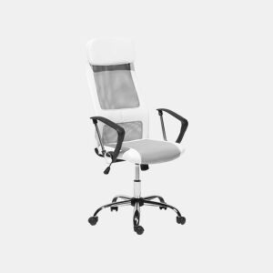 Cadeira de escritório PIONEER Pele sintética Branco