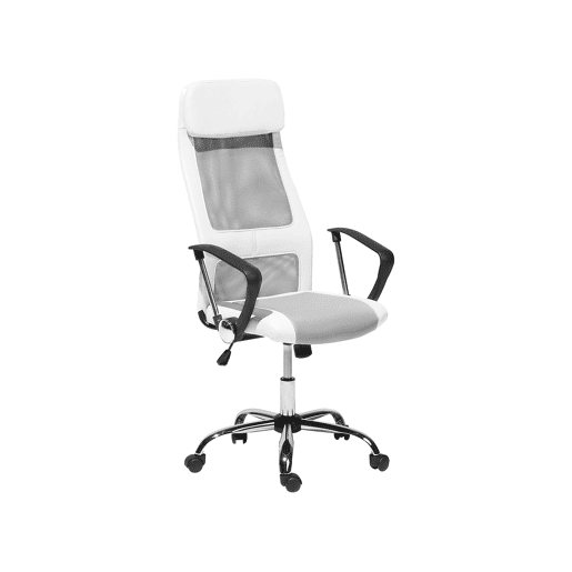Cadeira de escritório PIONEER Pele sintética Branco