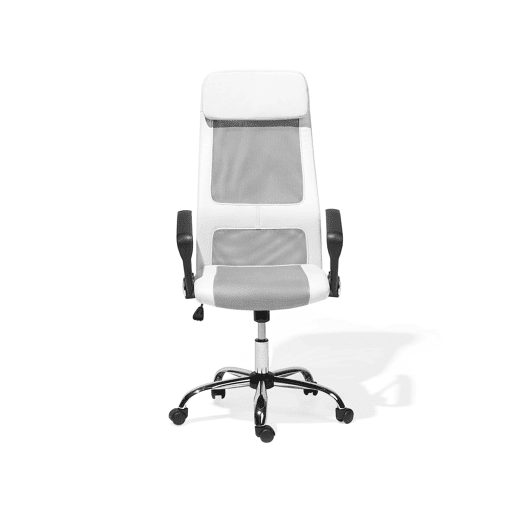 Cadeira de escritório PIONEER Pele sintética Branco