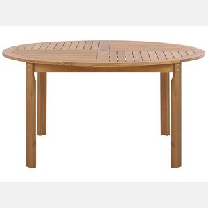 Mesa de refeição de jardim TOLVE 150 cm 150 cm Madeira de acácia Castanho