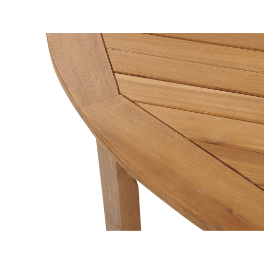 Mesa de refeição de jardim TOLVE 150 cm 150 cm Madeira de acácia Castanho