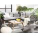 Beliani Conjunto de jardín ALCAMO Beliani Conjunto de jardín ALCAMO Beige
