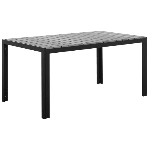 Mesa de refeição de jardim COMO 150 cm 90 cm Cinzento