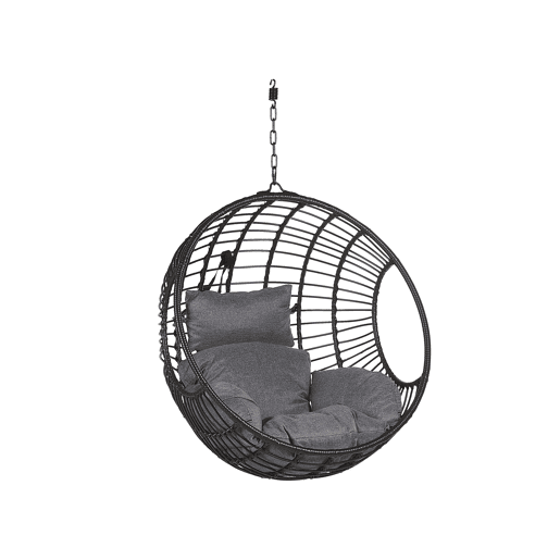 Cadeira Suspensa com Suporte ASPIO Preto Cadeira Suspensa com Suporte ASPIO Preto