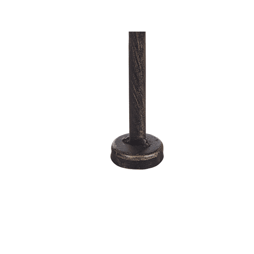 Estante de canto SIDERNO Dobrável Metal Preto