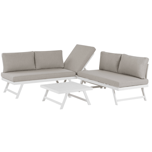 Beliani Conjunto lounge COCCORINO