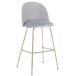 Beliani Silla de bar ARCOLA Beliani Silla de bar ARCOLA Gris Claro
