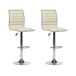 Beliani Taburete giratorio LUCERNE Beliani Taburete giratorio LUCERNE Beige
