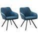 Beliani Silla de comedor MONEE Beliani Silla de comedor MONEE Azul Marino