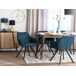 Beliani Silla de comedor MONEE Beliani Silla de comedor MONEE Azul Marino