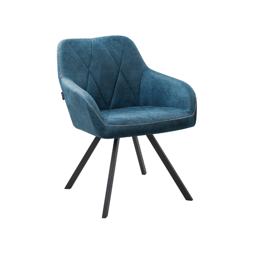 Conjunto de 2 cadeiras de jantar MONEE Azul turquesa