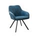 Beliani Silla de comedor MONEE Beliani Silla de comedor MONEE Azul Marino