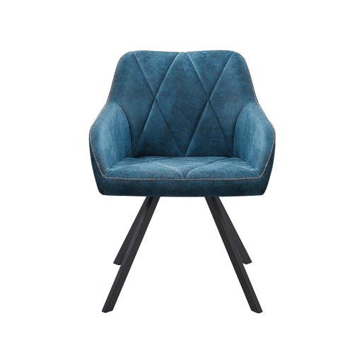 Conjunto de 2 cadeiras de jantar MONEE Azul turquesa