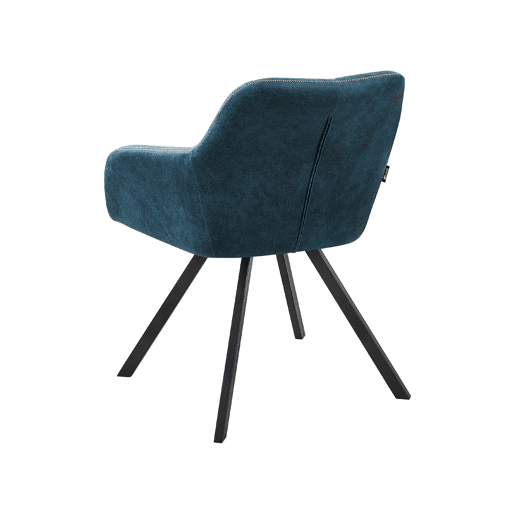 Conjunto de 2 cadeiras de jantar MONEE Azul turquesa