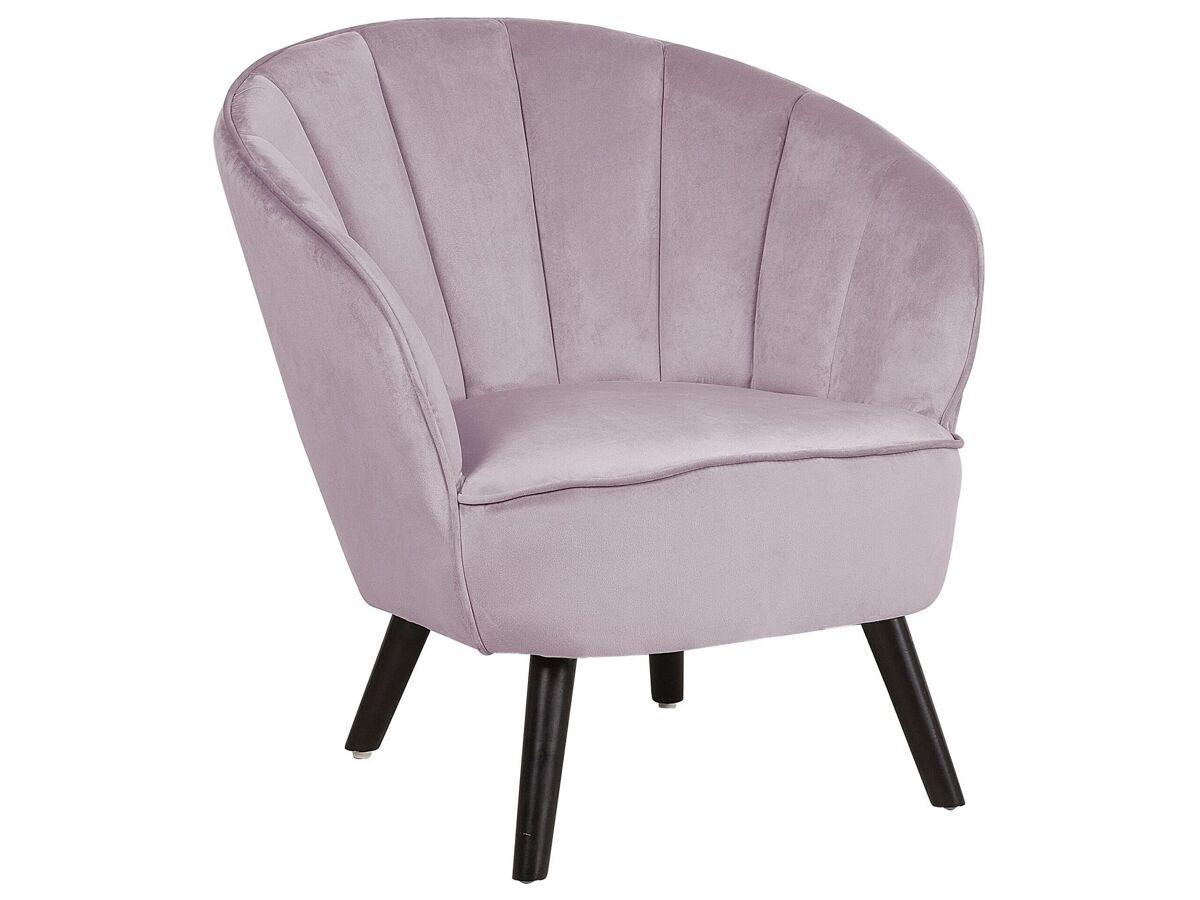 Beliani Sillón DALA Rosa