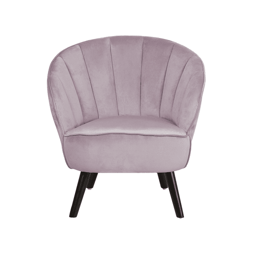 Poltrona DALA Veludo Rosa