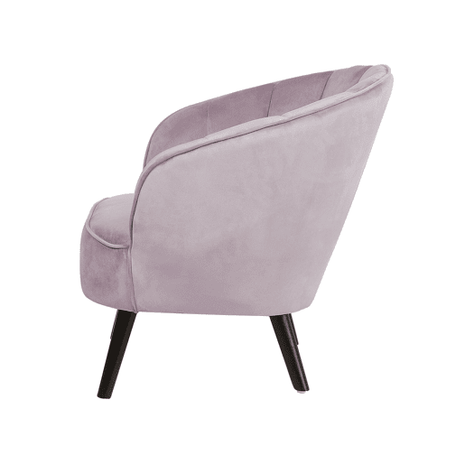 Poltrona DALA Veludo Rosa