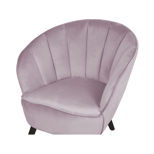 Poltrona DALA Veludo Rosa