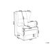 Beliani Sillón ABSON Beliani Sillón ABSON Gris