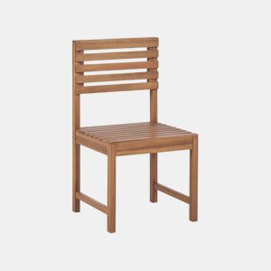 Poltrona modular de jardim TREIA Madeira de acácia Castanho