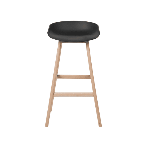 Conjunto de 2 bancos de bar MICCO Preto Conjunto de 2 bancos de bar MICCO Preto