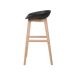 Beliani Silla de bar MICCO Beliani Silla de bar MICCO Negro