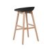 Beliani Silla de bar MICCO Beliani Silla de bar MICCO Negro