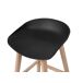 Beliani Silla de bar MICCO Beliani Silla de bar MICCO Negro