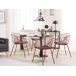 Beliani Silla de comedor HOBACK Beliani Silla de comedor HOBACK Dorado