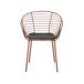 Beliani Silla de comedor HOBACK Beliani Silla de comedor HOBACK Dorado